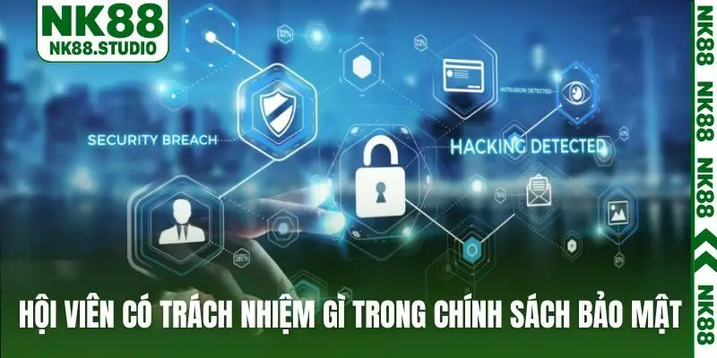 Hội viên có trách nhiệm gì trong chính sách bảo mật NK88